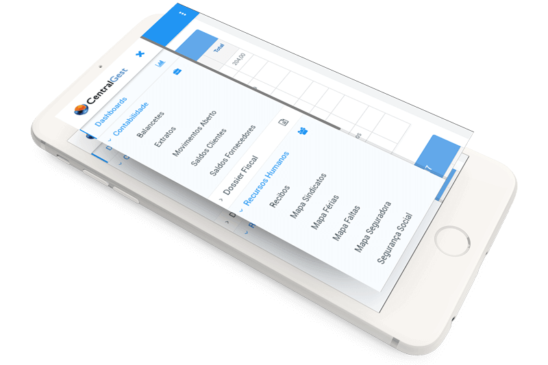 CentralGest Cloud - Mockup