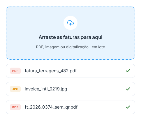 Exemplo do passo 1: Upload