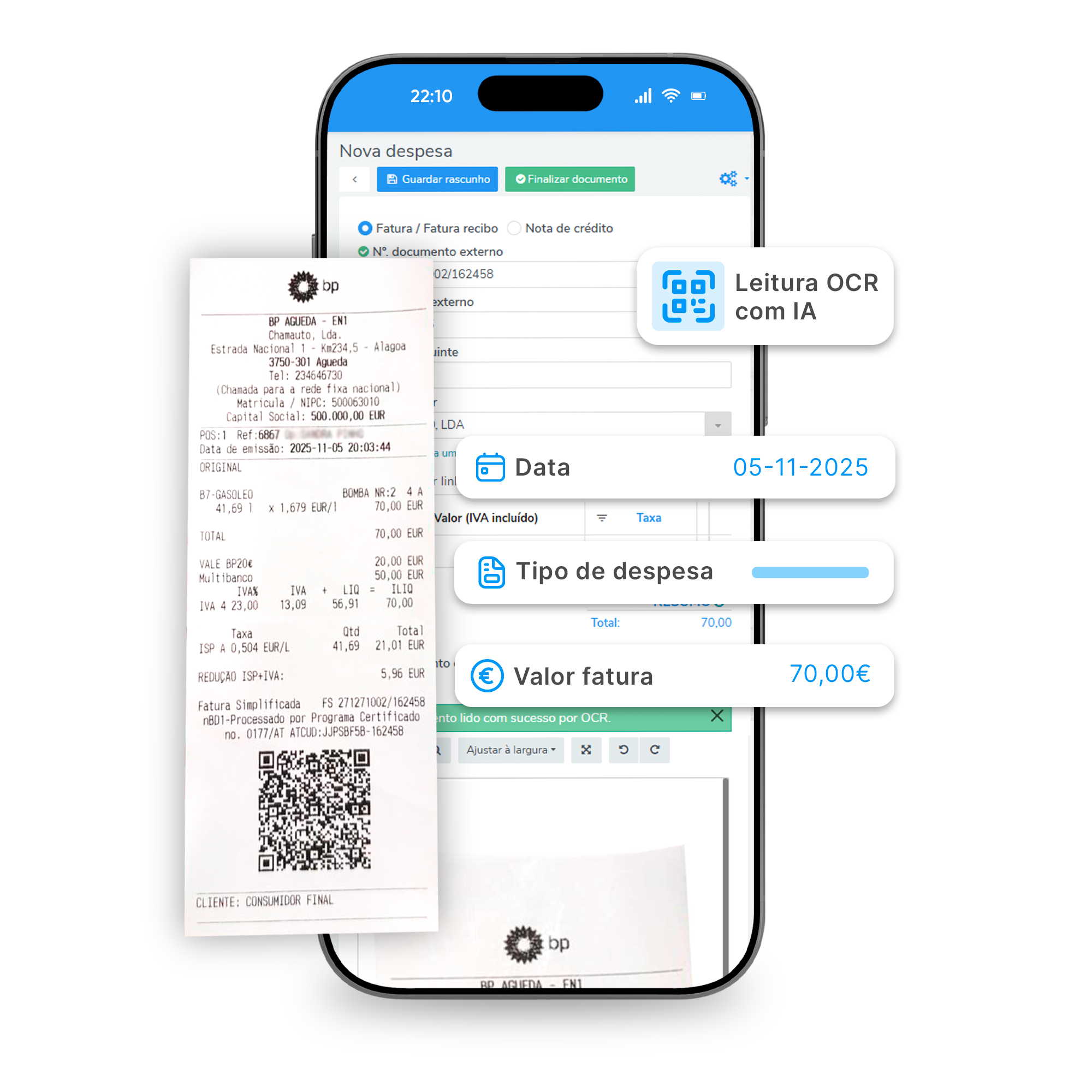 CentralGest Cloud Mockup Mobile