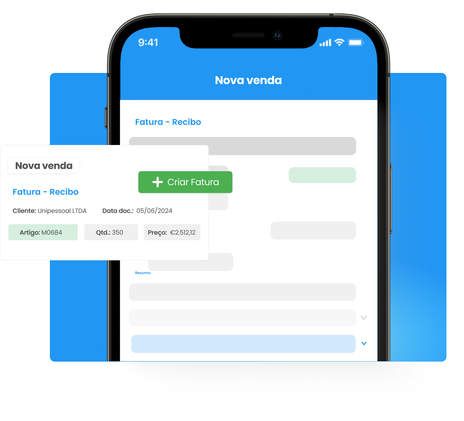 CentralGest Cloud Mockup Mobile