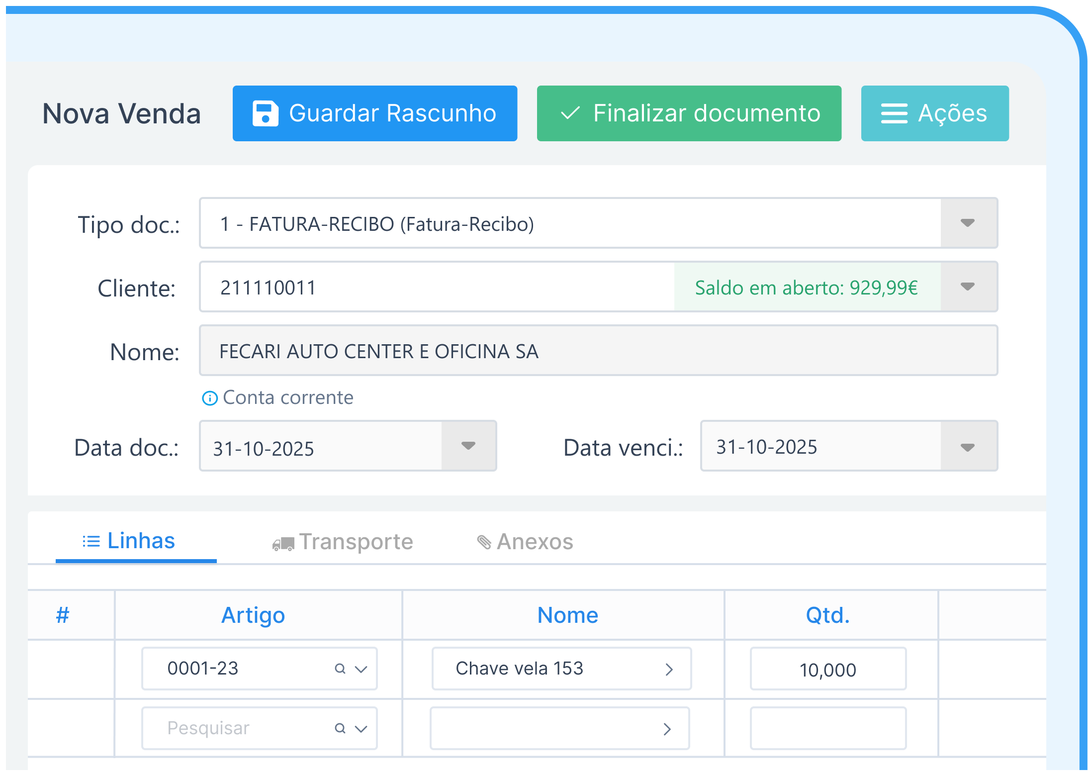 CentralGest Cloud Mockup Mobile