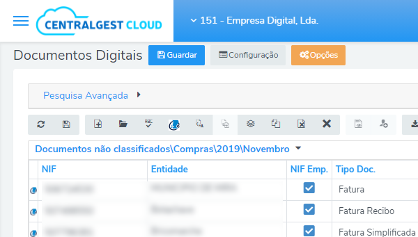 CentralGest Cloud - Arquivo Digital Online